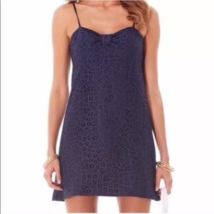 Lilly Pulitzer navy Karina paisley 00 empire mini